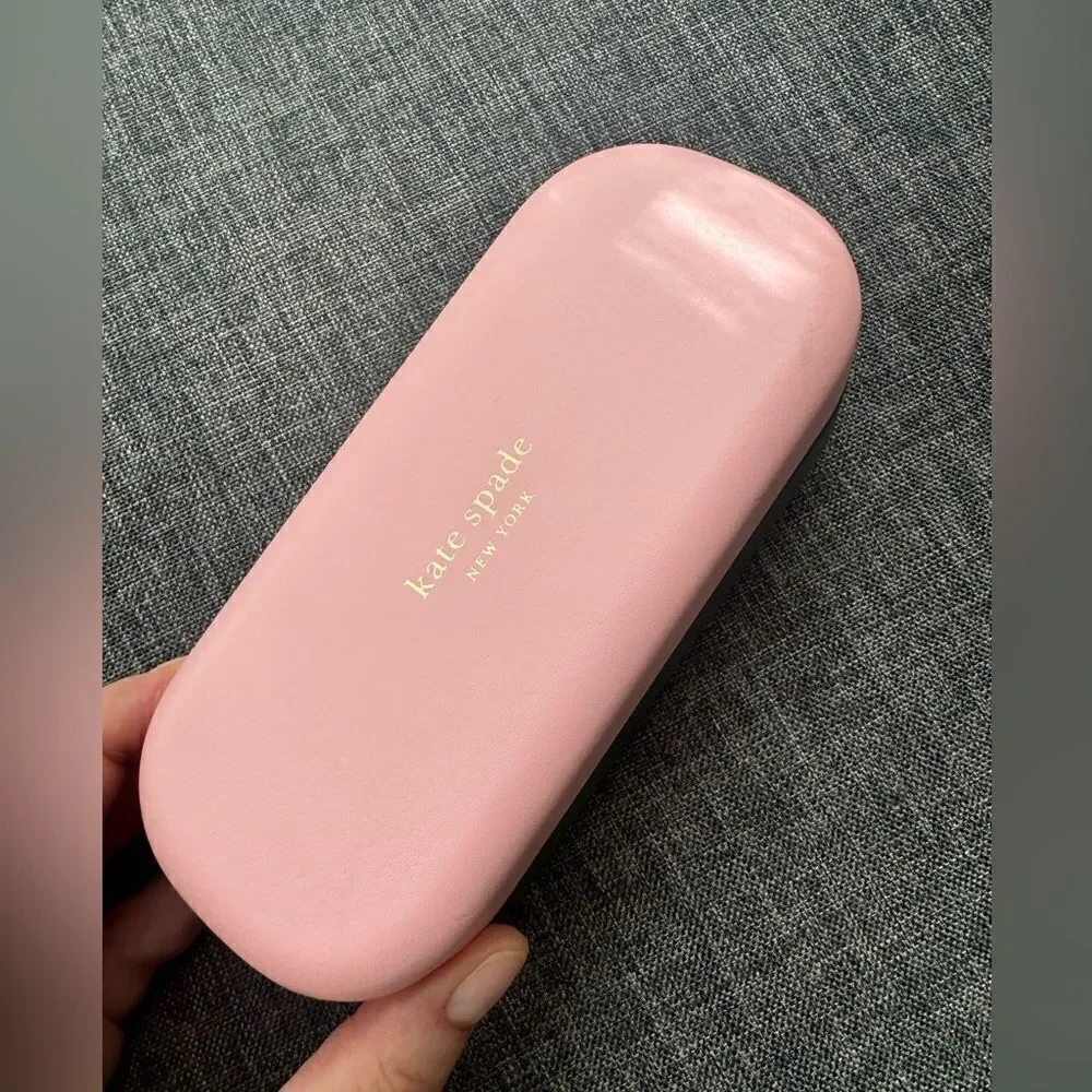 Kate Spade New York Women's Sunglass Eyeglass Case Pink and Green